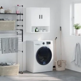 White engineered wood wall cabinet 60x31x70 cm by vidaXL, Lockers and storage cabinets - Ref: Foro24-829924, Price: 72,95 €, ...