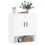 White engineered wood wall cabinet 60x31x70 cm by vidaXL, Lockers and storage cabinets - Ref: Foro24-829924, Price: 72,21 €, ...