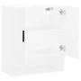 White engineered wood wall cabinet 60x31x70 cm by vidaXL, Lockers and storage cabinets - Ref: Foro24-829924, Price: 72,21 €, ...