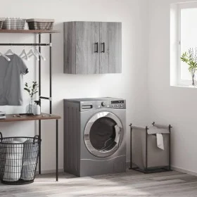 Sonoma gray engineered wood wall cabinet 60x31x60 cm by vidaXL, Lockers and storage cabinets - Ref: Foro24-829978, Price: 61,...