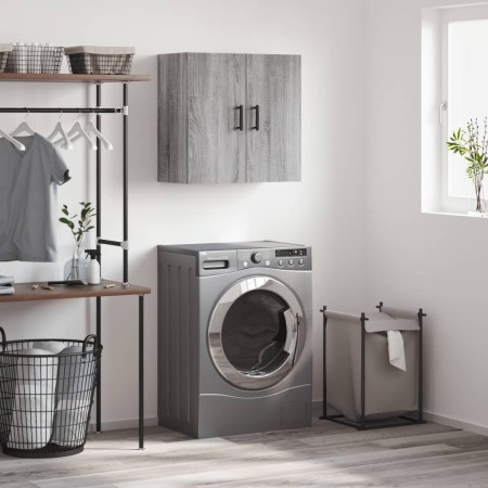 Sonoma gray engineered wood wall cabinet 60x31x60 cm by vidaXL, Lockers and storage cabinets - Ref: Foro24-829978, Price: 63,...