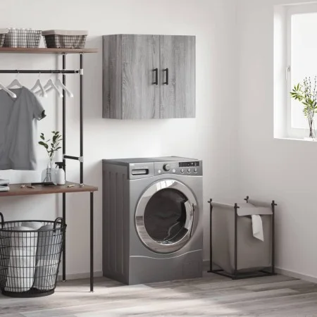 Sonoma gray engineered wood wall cabinet 60x31x60 cm by vidaXL, Lockers and storage cabinets - Ref: Foro24-829978, Price: 61,...