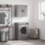 Sonoma gray engineered wood wall cabinet 60x31x60 cm by vidaXL, Lockers and storage cabinets - Ref: Foro24-829978, Price: 61,...