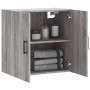 Sonoma grauer Wandschrank aus Holzwerkstoff, 60 x 31 x 60 cm von vidaXL, Schließfächer und Lagerschränke - Ref: Foro24-829978...