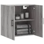 Sonoma gray engineered wood wall cabinet 60x31x60 cm by vidaXL, Lockers and storage cabinets - Ref: Foro24-829978, Price: 61,...