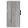Sonoma grauer Wandschrank aus Holzwerkstoff, 60 x 31 x 60 cm von vidaXL, Schließfächer und Lagerschränke - Ref: Foro24-829978...