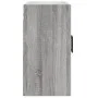 Sonoma gray engineered wood wall cabinet 60x31x60 cm by vidaXL, Lockers and storage cabinets - Ref: Foro24-829978, Price: 61,...