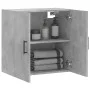 Concrete gray engineered wood wall cabinet 60x31x60 cm by vidaXL, Lockers and storage cabinets - Ref: Foro24-829976, Price: 5...