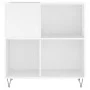 Sperrholz-Disc-Gehäuse glänzend weiß 84,5x38x89 cm von vidaXL, CD- und DVD-Speicher - Ref: Foro24-831774, Preis: 75,69 €, Rab...