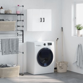 Engineered wood glossy white wall cabinet 60x31x60 cm by vidaXL, Lockers and storage cabinets - Ref: Foro24-829966, Price: 59...