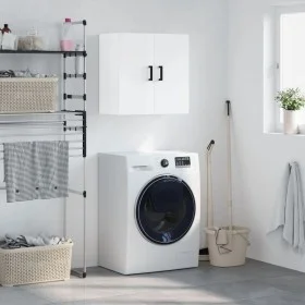 Engineered wood glossy white wall cabinet 60x31x60 cm by vidaXL, Lockers and storage cabinets - Ref: Foro24-829966, Price: 56...