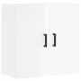Engineered wood glossy white wall cabinet 60x31x60 cm by vidaXL, Lockers and storage cabinets - Ref: Foro24-829966, Price: 56...