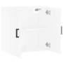 Armario de pared madera de ingeniería blanco brillo 60x31x60 cm