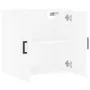 Engineered wood glossy white wall cabinet 60x31x60 cm by vidaXL, Lockers and storage cabinets - Ref: Foro24-829966, Price: 56...