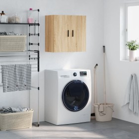 Sonoma oak engineered wood wall cabinet 60x31x60 cm by vidaXL, Lockers and storage cabinets - Ref: Foro24-829983, Price: 54,3...