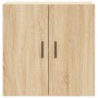 Wandschrank aus Sonoma-Eichenholzwerkstoff, 60 x 31 x 60 cm von vidaXL, Schließfächer und Lagerschränke - Ref: Foro24-829983,...
