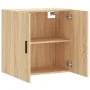 Wandschrank aus Sonoma-Eichenholzwerkstoff, 60 x 31 x 60 cm von vidaXL, Schließfächer und Lagerschränke - Ref: Foro24-829983,...