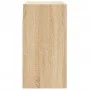 Wandschrank aus Sonoma-Eichenholzwerkstoff, 60 x 31 x 60 cm von vidaXL, Schließfächer und Lagerschränke - Ref: Foro24-829983,...