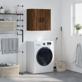 Oak brown engineered wood wall cabinet 60x31x60 cm by vidaXL, Lockers and storage cabinets - Ref: Foro24-829971, Price: 49,40...