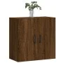 Eichenbrauner Wandschrank aus Holzwerkstoff, 60 x 31 x 60 cm von vidaXL, Schließfächer und Lagerschränke - Ref: Foro24-829971...