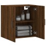 Eichenbrauner Wandschrank aus Holzwerkstoff, 60 x 31 x 60 cm von vidaXL, Schließfächer und Lagerschränke - Ref: Foro24-829971...