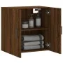 Eichenbrauner Wandschrank aus Holzwerkstoff, 60 x 31 x 60 cm von vidaXL, Schließfächer und Lagerschränke - Ref: Foro24-829971...