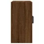 Eichenbrauner Wandschrank aus Holzwerkstoff, 60 x 31 x 60 cm von vidaXL, Schließfächer und Lagerschränke - Ref: Foro24-829971...