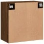 Eichenbrauner Wandschrank aus Holzwerkstoff, 60 x 31 x 60 cm von vidaXL, Schließfächer und Lagerschränke - Ref: Foro24-829971...
