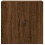 Armario de pared madera de ingeniería marrón roble 60x31x60 cm de vidaXL, Taquillas y armarios de almacenamiento - Ref: Foro2...