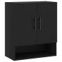 Schwarzer Wandschrank aus Holzwerkstoff, 60 x 31 x 70 cm von vidaXL, Schließfächer und Lagerschränke - Ref: Foro24-829933, Pr...