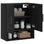 Schwarzer Wandschrank aus Holzwerkstoff, 60 x 31 x 70 cm von vidaXL, Schließfächer und Lagerschränke - Ref: Foro24-829933, Pr...