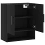 Schwarzer Wandschrank aus Holzwerkstoff, 60 x 31 x 70 cm von vidaXL, Schließfächer und Lagerschränke - Ref: Foro24-829933, Pr...