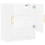 White engineered wood wall cabinet 60x31x70 cm by vidaXL, Lockers and storage cabinets - Ref: Foro24-829892, Price: 62,39 €, ...