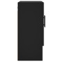 Schwarzer Wandschrank aus Holzwerkstoff, 60 x 31 x 70 cm von vidaXL, Schließfächer und Lagerschränke - Ref: Foro24-829933, Pr...