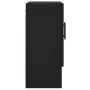Schwarzer Wandschrank aus Holzwerkstoff, 60 x 31 x 70 cm von vidaXL, Schließfächer und Lagerschränke - Ref: Foro24-829933, Pr...