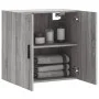 Sonoma grauer Wandschrank aus Holzwerkstoff, 60 x 31 x 60 cm von vidaXL, Schließfächer und Lagerschränke - Ref: Foro24-829986...