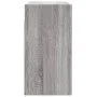 Sonoma grauer Wandschrank aus Holzwerkstoff, 60 x 31 x 60 cm von vidaXL, Schließfächer und Lagerschränke - Ref: Foro24-829986...