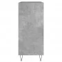Plywood gray concrete record cabinet 84.5x38x89 cm by vidaXL, CD and DVD storage - Ref: Foro24-831776, Price: 65,11 €, Discou...