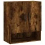 Smoked oak engineered wood wall cabinet 60x31x70 cm by vidaXL, Lockers and storage cabinets - Ref: Foro24-829937, Price: 61,2...