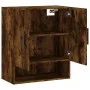 Smoked oak engineered wood wall cabinet 60x31x70 cm by vidaXL, Lockers and storage cabinets - Ref: Foro24-829937, Price: 61,2...