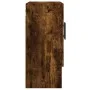 Smoked oak engineered wood wall cabinet 60x31x70 cm by vidaXL, Lockers and storage cabinets - Ref: Foro24-829937, Price: 61,2...