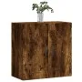 Armario de pared madera de ingeniería roble ahumado 60x31x60 cm de vidaXL, Taquillas y armarios de almacenamiento - Ref: Foro...