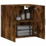 Armario de pared madera de ingeniería roble ahumado 60x31x60 cm de vidaXL, Taquillas y armarios de almacenamiento - Ref: Foro...