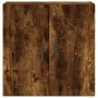 Armario de pared madera de ingeniería roble ahumado 60x31x60 cm de vidaXL, Taquillas y armarios de almacenamiento - Ref: Foro...