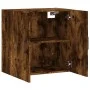 Armario de pared madera de ingeniería roble ahumado 60x31x60 cm de vidaXL, Taquillas y armarios de almacenamiento - Ref: Foro...