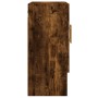 Armario de pared madera de ingeniería roble ahumado 60x31x70 cm