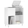 Weißer Plattenschrank aus Sperrholz, 84,5 x 38 x 89 cm von vidaXL, CD- und DVD-Speicher - Ref: Foro24-831772, Preis: 66,04 €,...