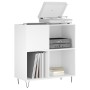 Weißer Plattenschrank aus Sperrholz, 84,5 x 38 x 89 cm von vidaXL, CD- und DVD-Speicher - Ref: Foro24-831772, Preis: 66,74 €,...