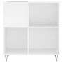 Weißer Plattenschrank aus Sperrholz, 84,5 x 38 x 89 cm von vidaXL, CD- und DVD-Speicher - Ref: Foro24-831772, Preis: 66,04 €,...