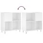 Weißer Plattenschrank aus Sperrholz, 84,5 x 38 x 89 cm von vidaXL, CD- und DVD-Speicher - Ref: Foro24-831772, Preis: 66,04 €,...